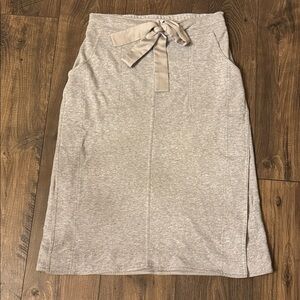 Donna Karan Soft Gray Knit Skirt